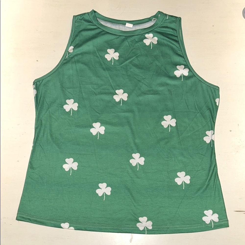Super Fun St Patty Woman’s Tank NWT XXL ☘️☘️☘️